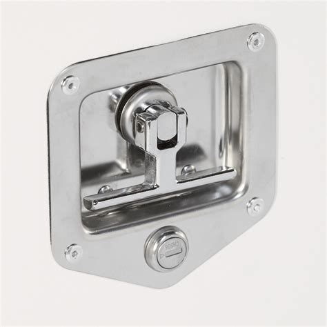 metal tool box with latch|flush mount tool box latch.